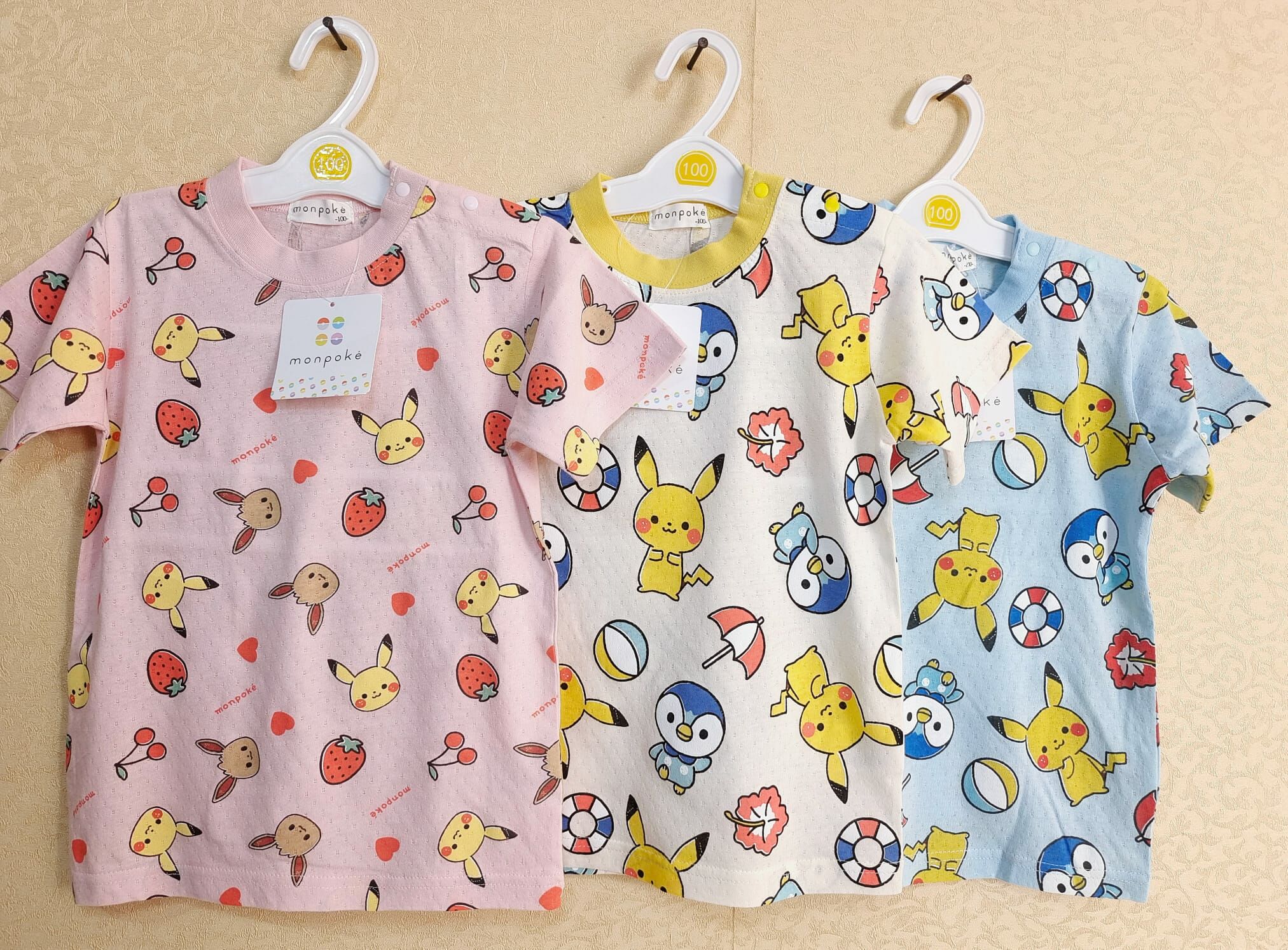 日本Monpoke空氣綿包肚短袖套裝 -1套 現貨