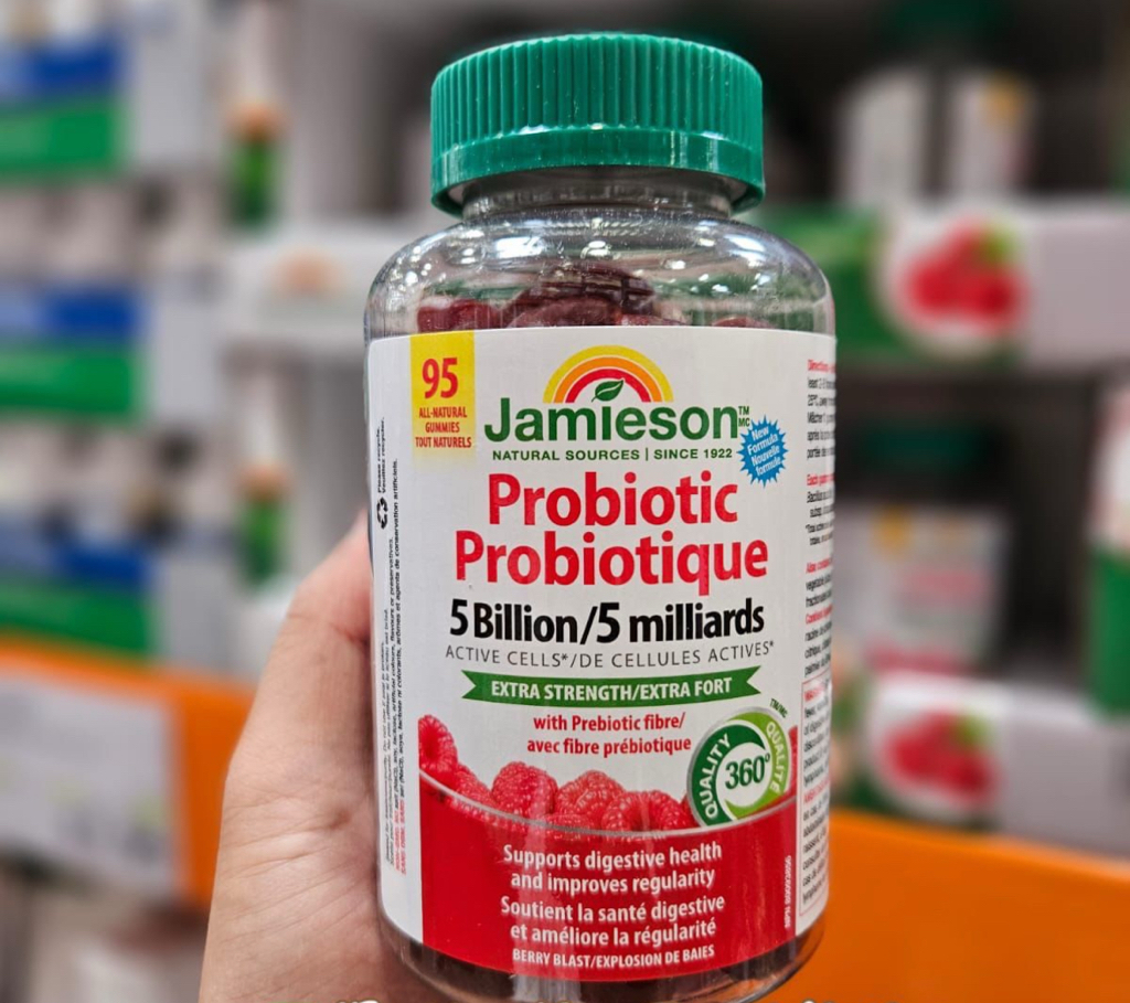 快閃加拿大直送限時特價優惠中Jamieson 益生菌軟糖 probiotic gummies* 95粒