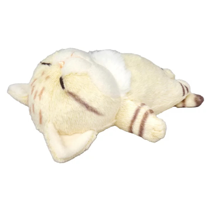 棒貓躺平公仔-豹紋貓