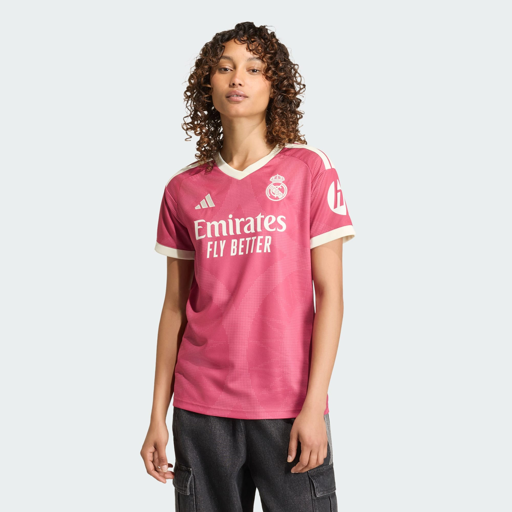💎拉丁美洲風情重塑經典 Adidas Real Madrid 皇家馬德里 2026-27 三客女裝球迷版球衣 (可加印字章) KC3958