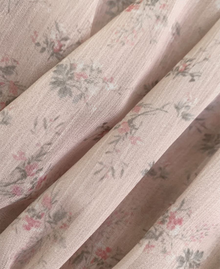 【溫柔感滿滿】法式雪紡碎花上衣