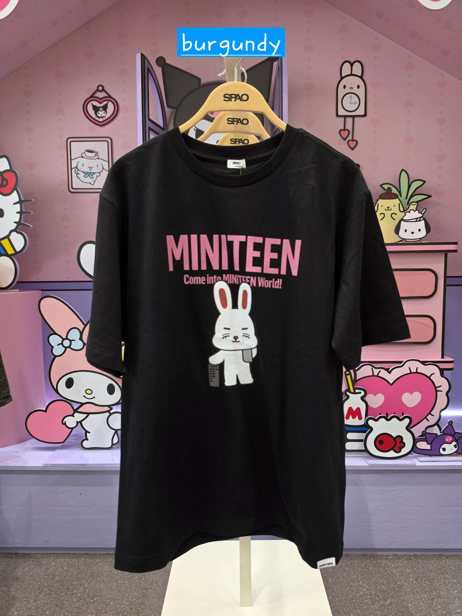<預訂第二團>🇰🇷🎤SPAO🎤miniteen同款T-shirt截止日期：4月18日星期六