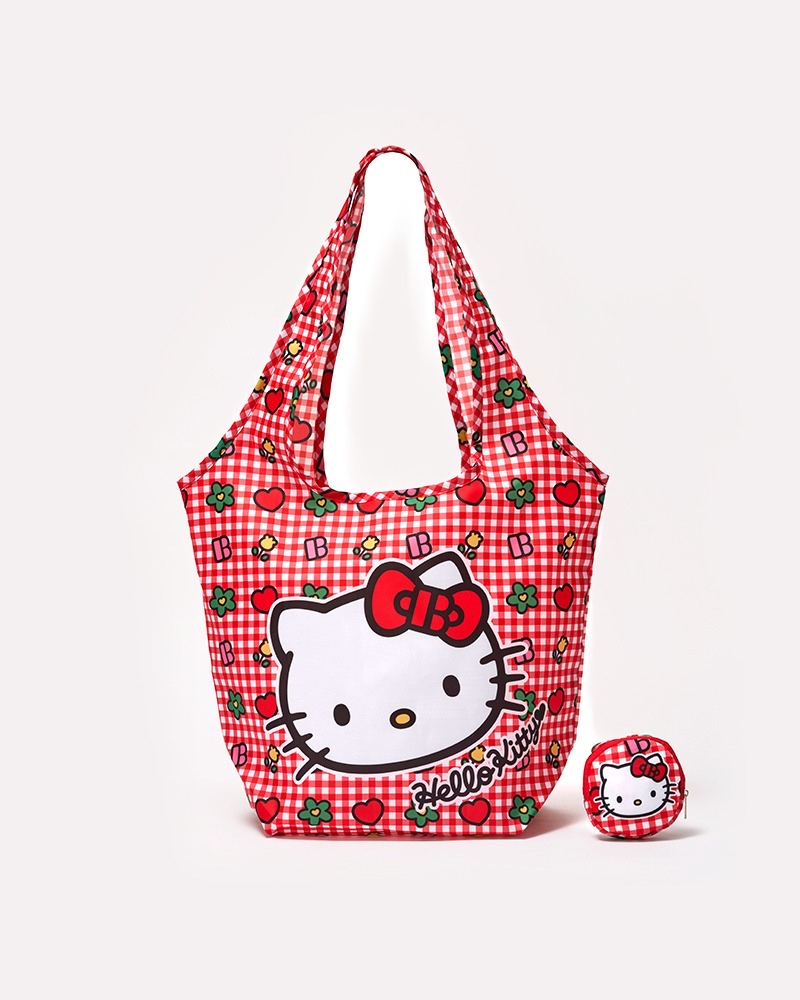 Hello Kitty x BRANDEN聯名摺疊購物袋