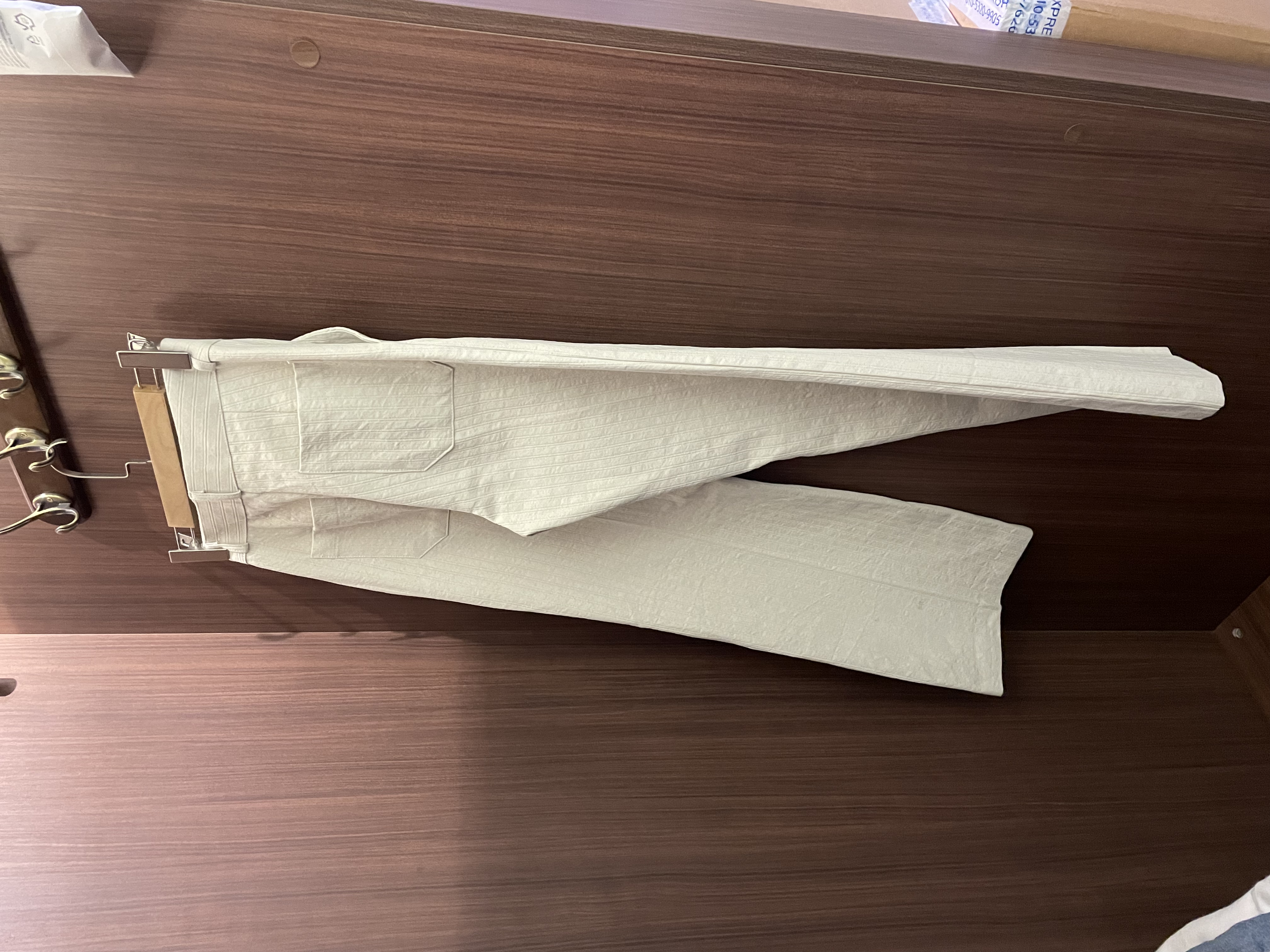 🍂RIBBED TWILL PANTS 