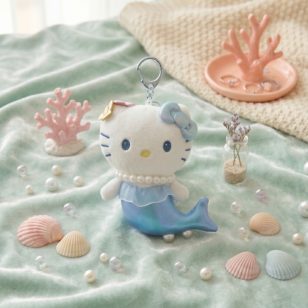 [Sanrio] 美人魚造型 公仔匙扣 (5種)