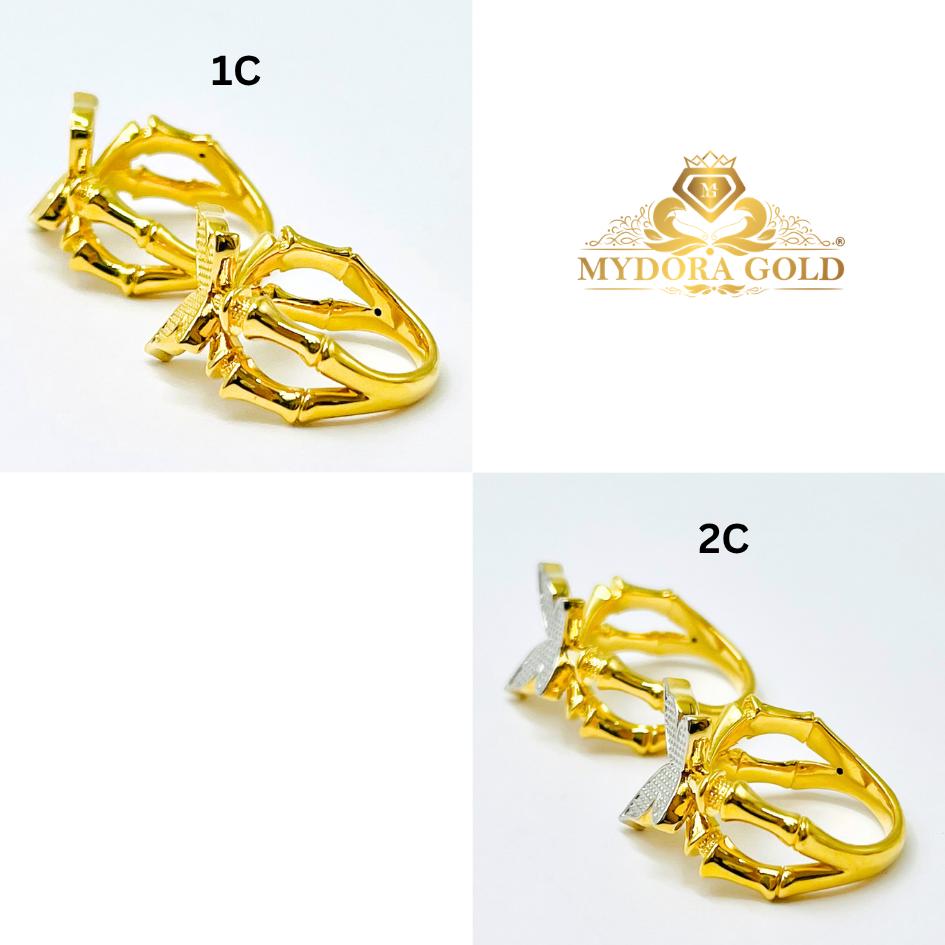 MYDORA Cincin Bamboo Butterfly Aurelia (5G) l EMAS 916/22K