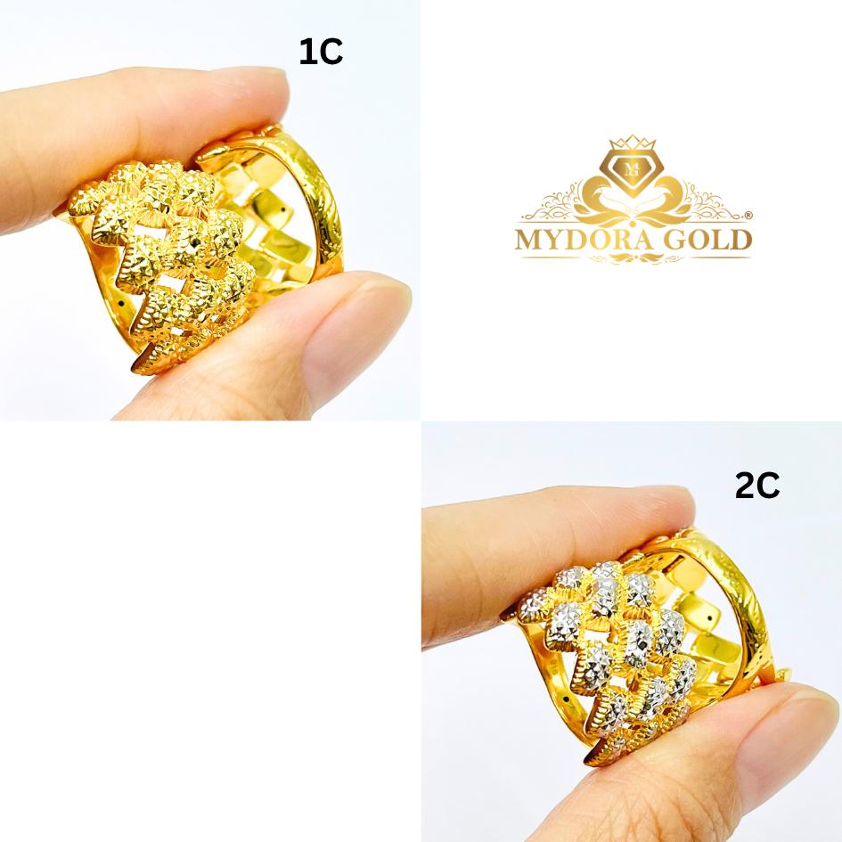 MYDORA Cincin Ketupat Anyaman (5G) l EMAS 916/22K