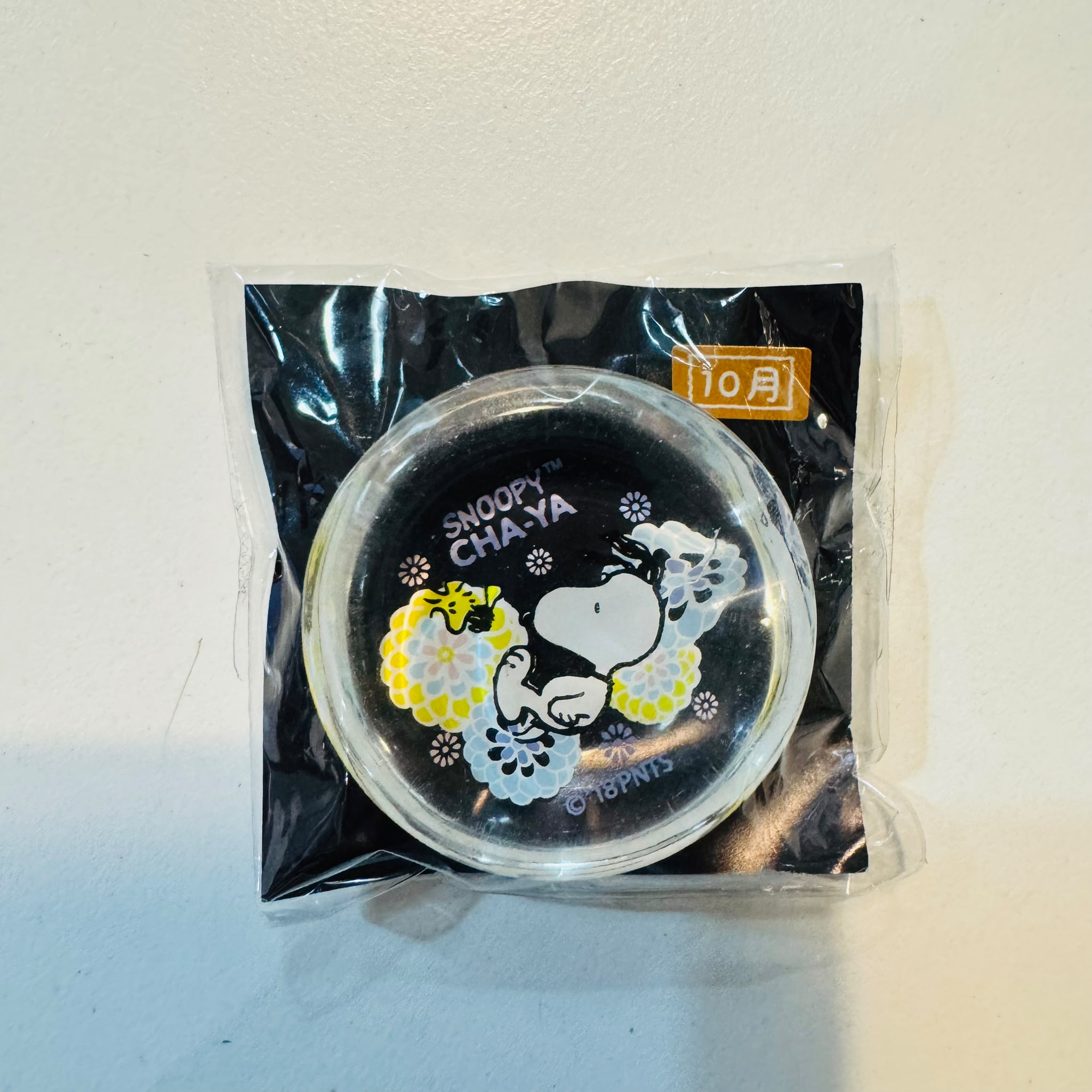 日本製 Snoopy茶屋限定 月份玻璃筷子托