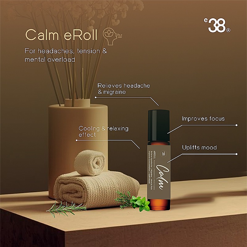 eROLL SERIES Prosperity Dream Calm Roll-On Essential Oils 3-Pack