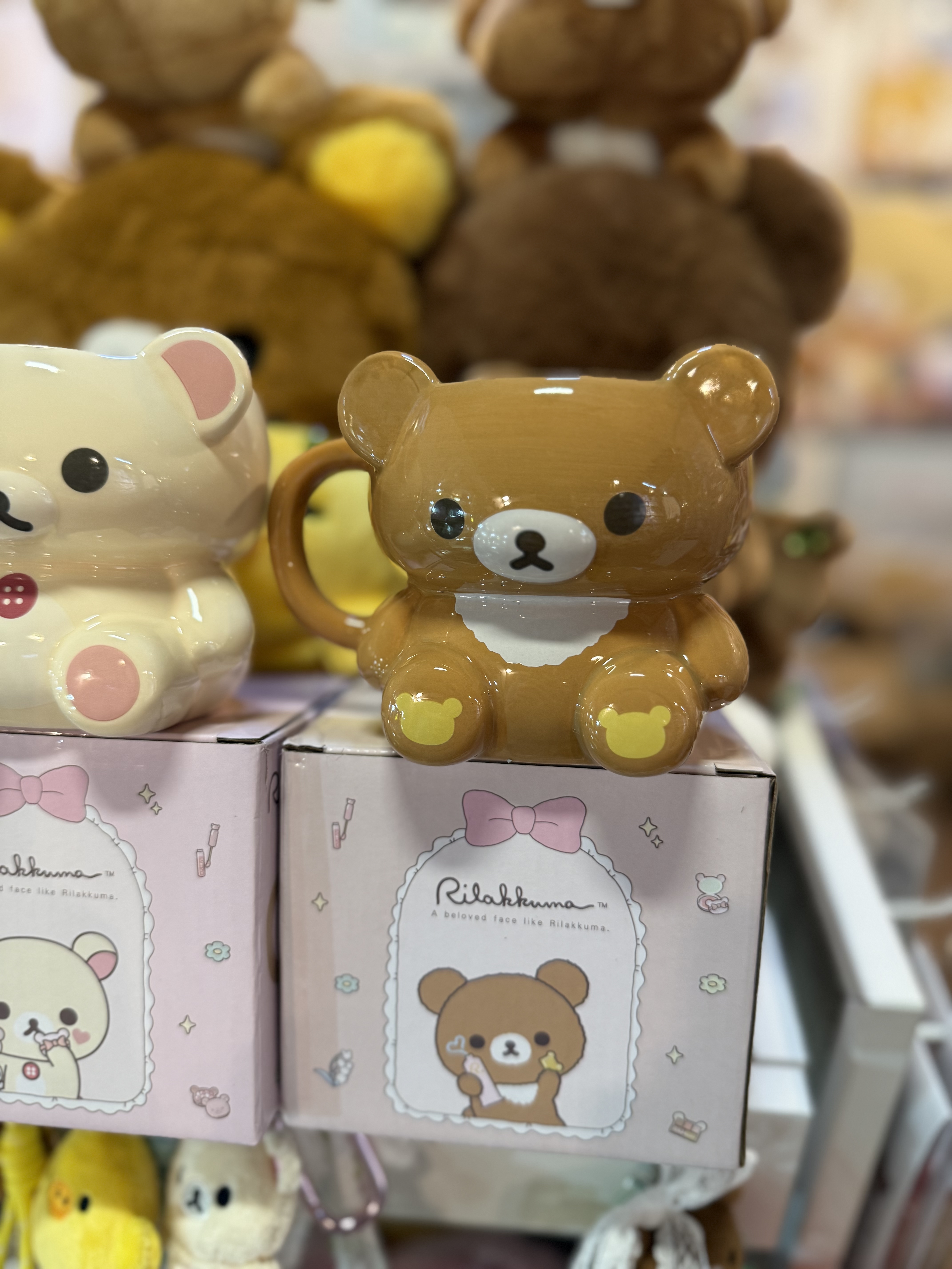 《現貨》全新RILAKKUMA化妝派對系列有耳陶瓷杯