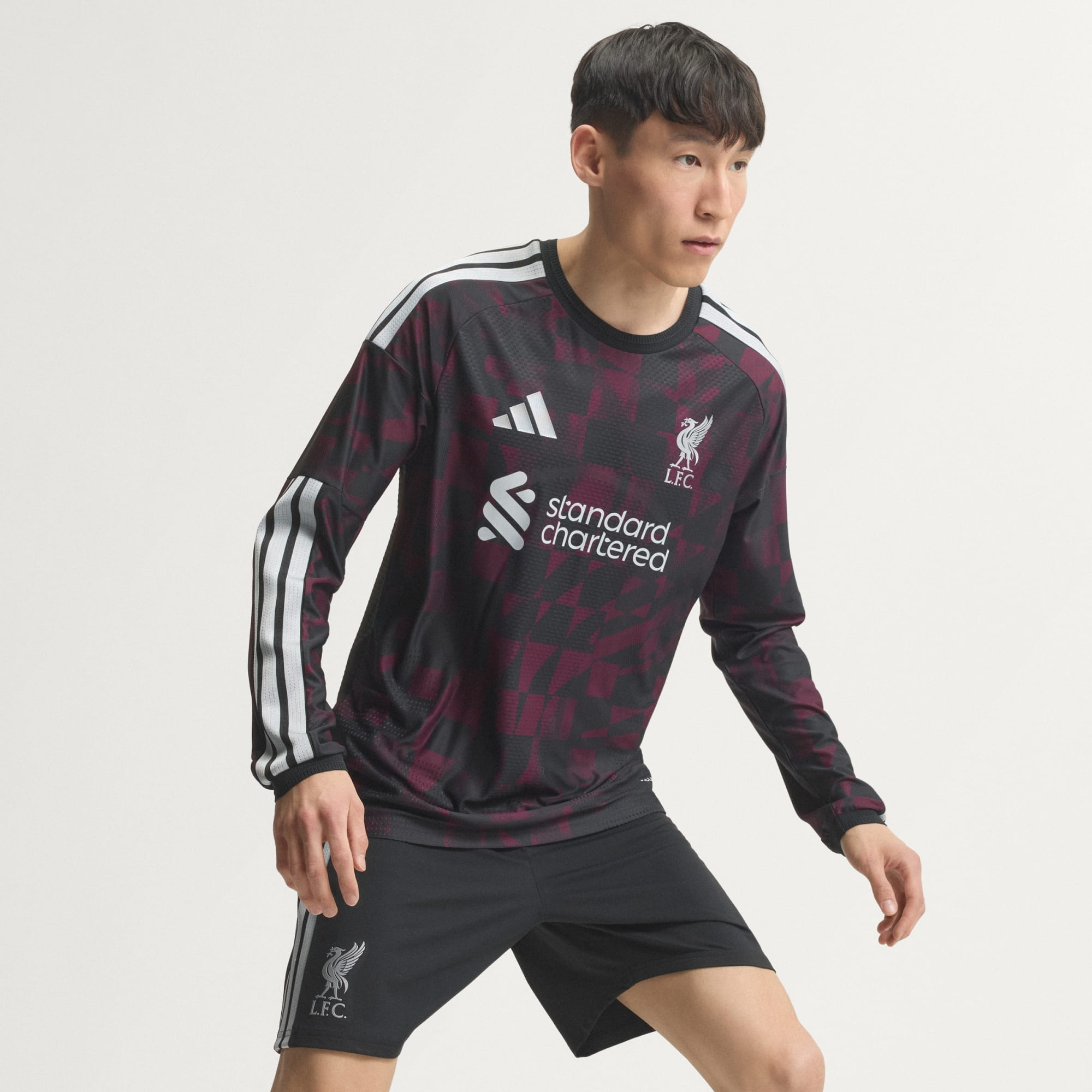 🚩Kop的旗海震撼 Adidas Liverpool 利物浦 2026-27 三客長袖球迷版球衣 (可加印字章) KB8283
