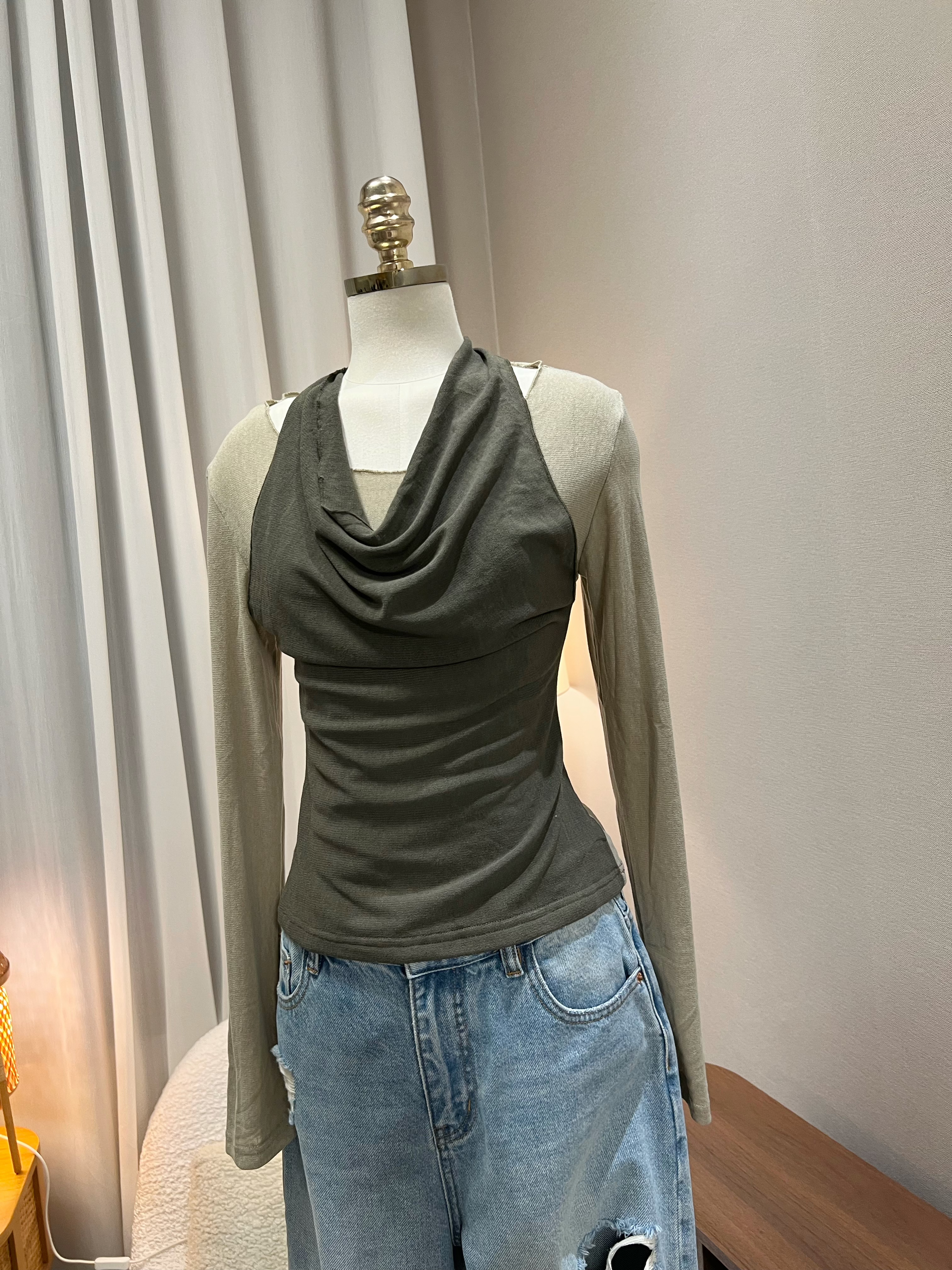 掛頸今季must pick ! 紗質假2件