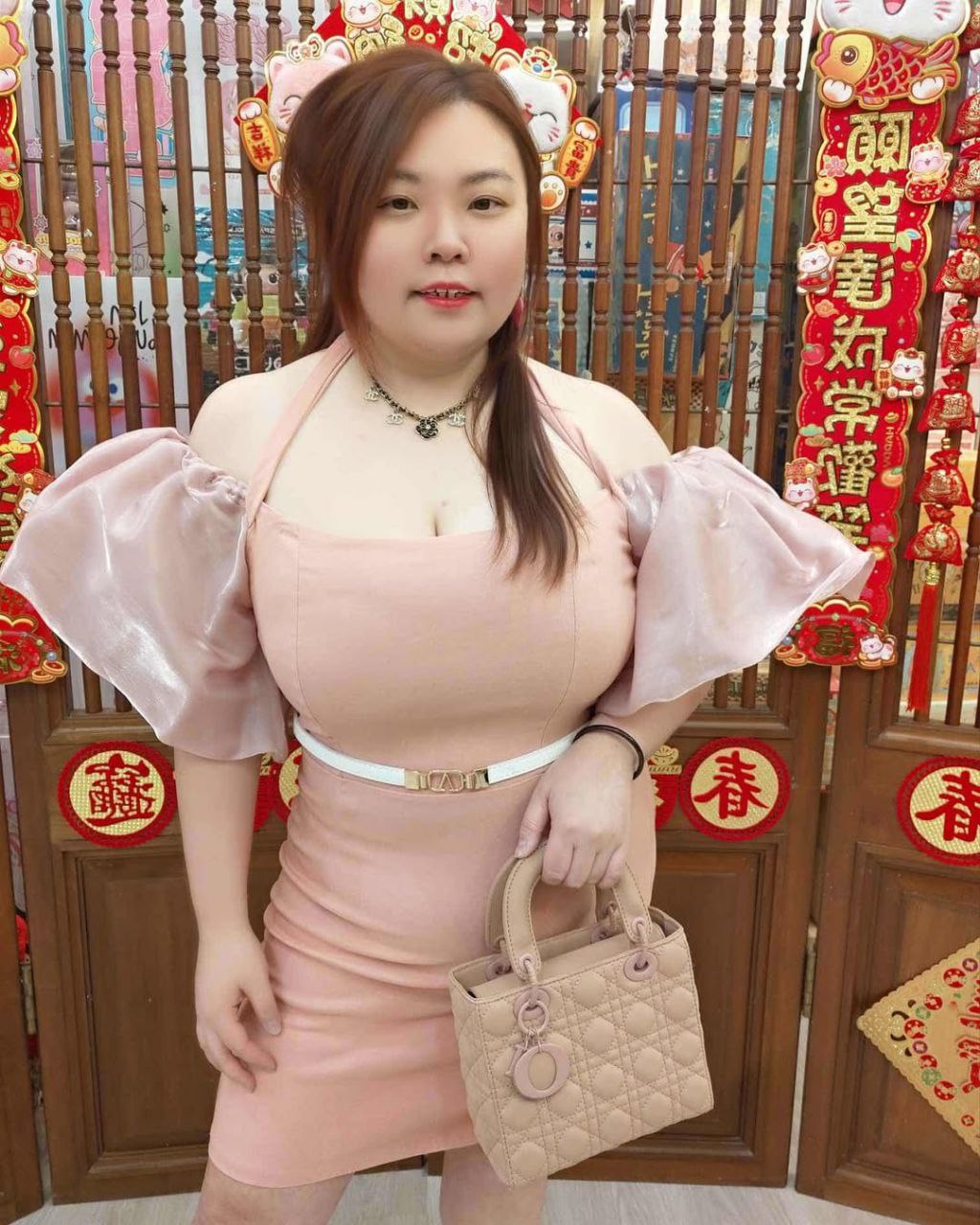 TT809 大波浪袖修身礼服