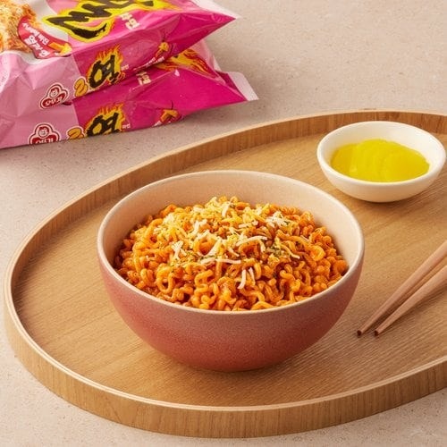  韓國Ottogi 不倒翁 ROYAL 玫瑰辣味 拌麵 4包 / 袋｜K-Spicy Royal Yeol Ramen