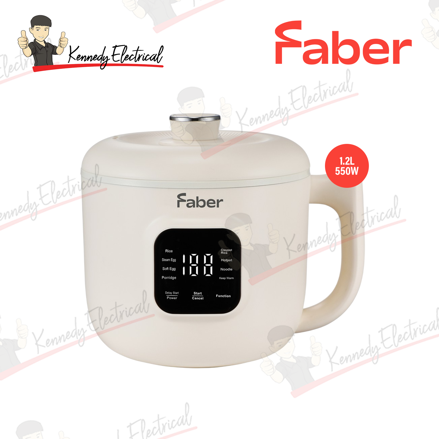 Faber 1.2L Multi Cooker FMC DG1266WH