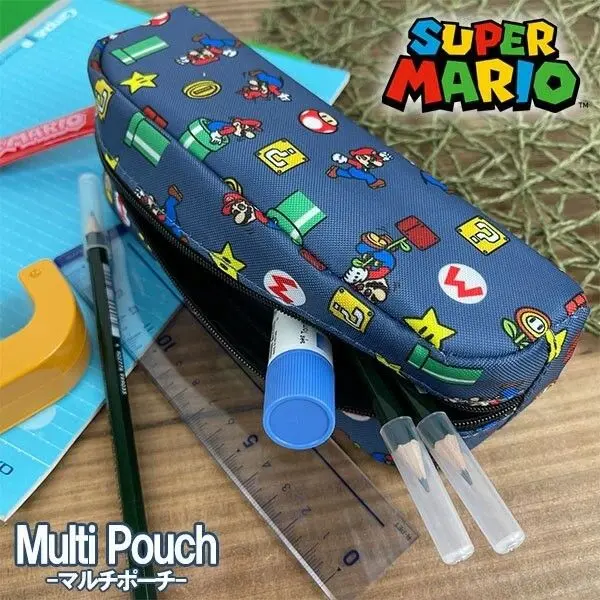 現貨🌸日本直送 | Super Mario瑪利歐道具元素筆袋/文具袋