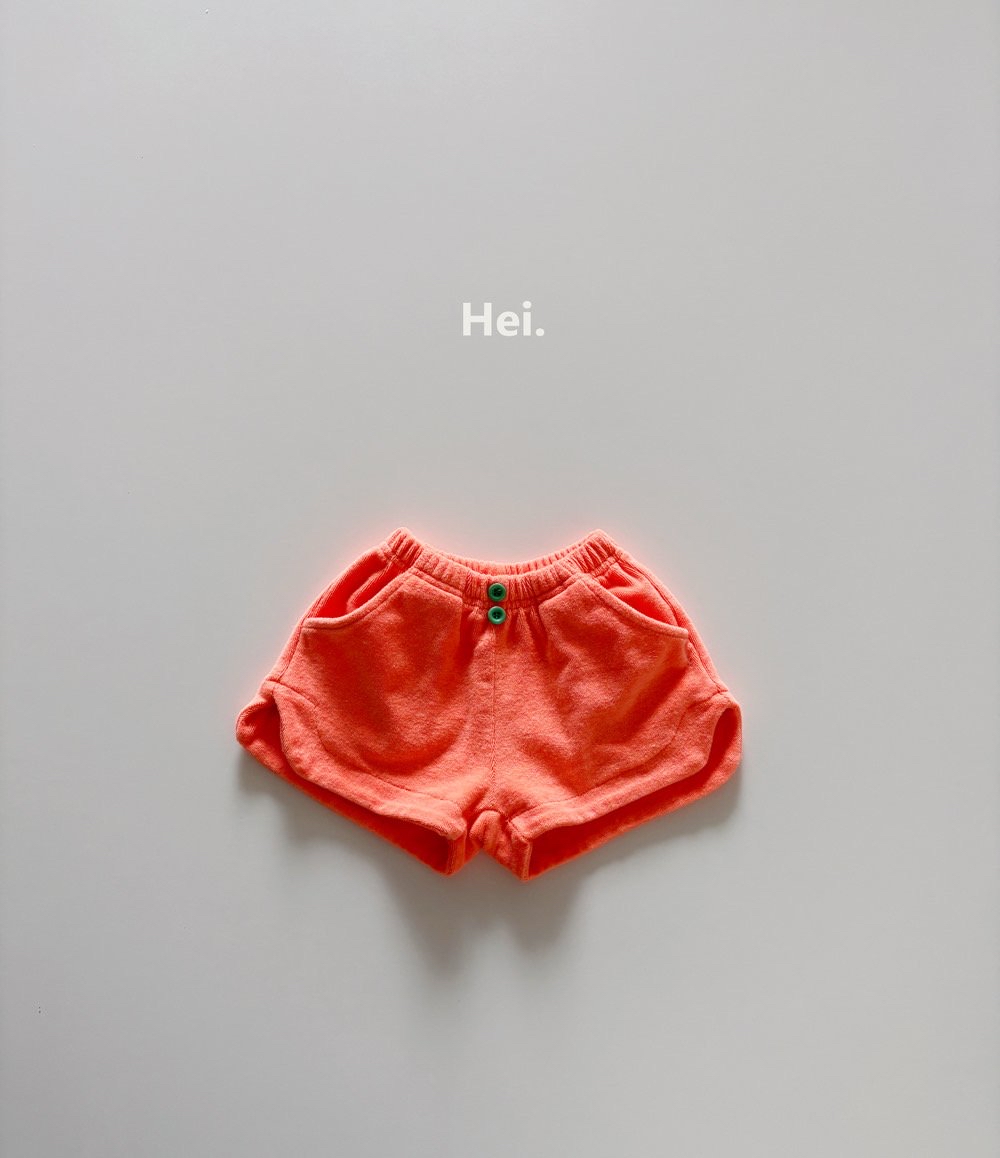 Hei | Soft shorts(Orange L(110-120)