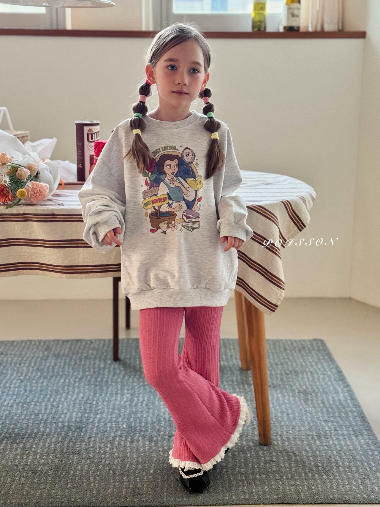 Lace 小喇叭長褲