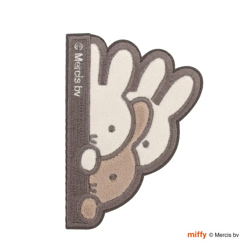 預購 miffy 刺繡 行李 大貼紙