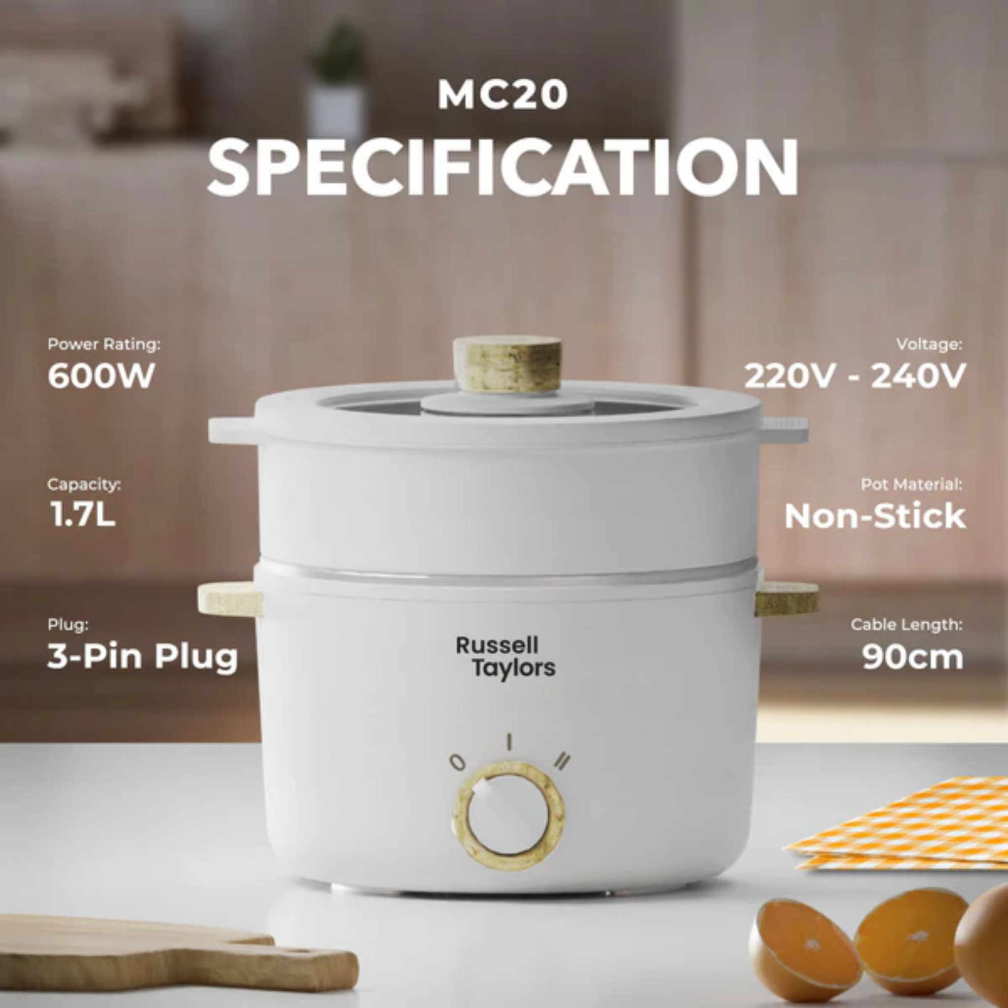 Russell Taylors 2.0L Multi Cooker (MC20)
