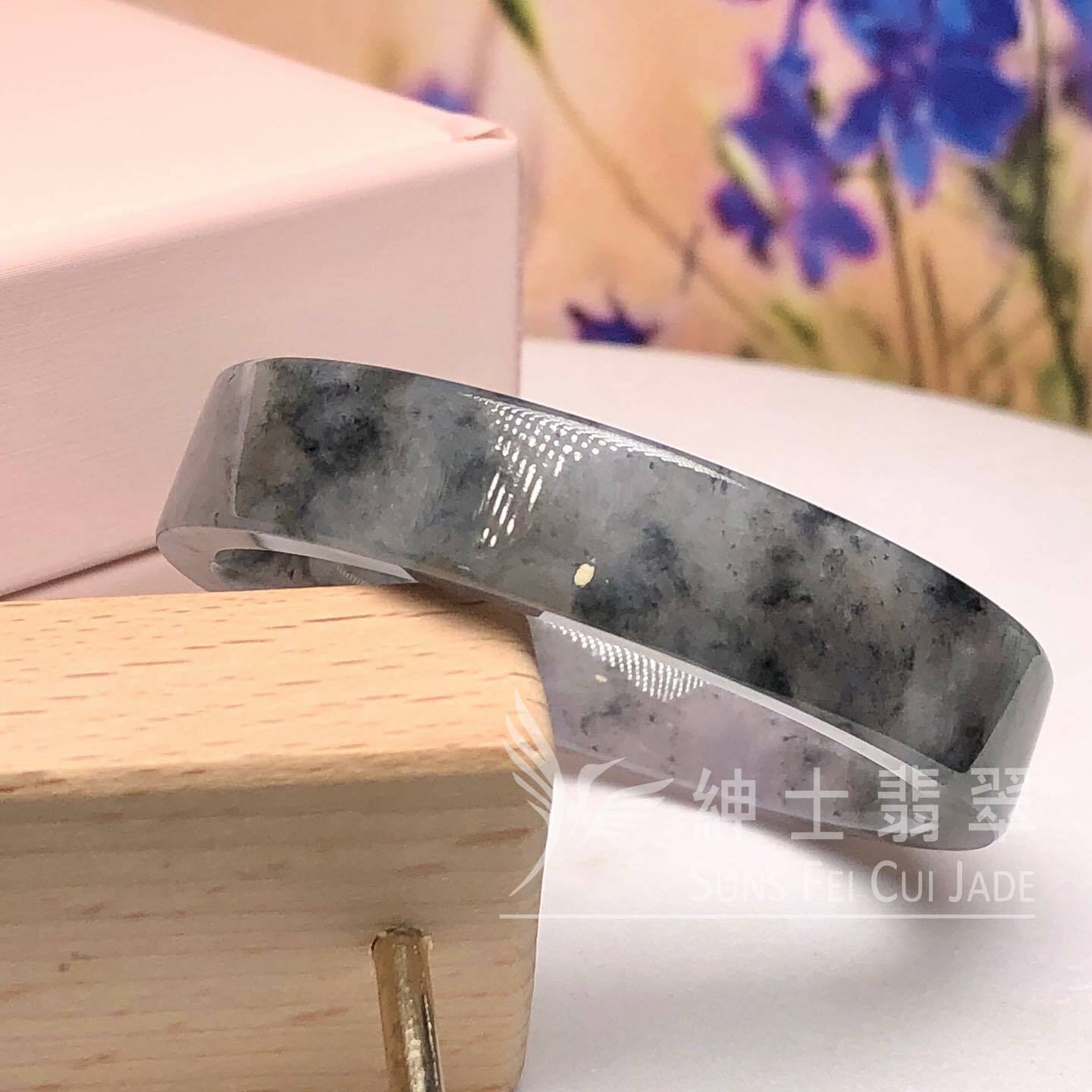 山水畫方鐲 46.43