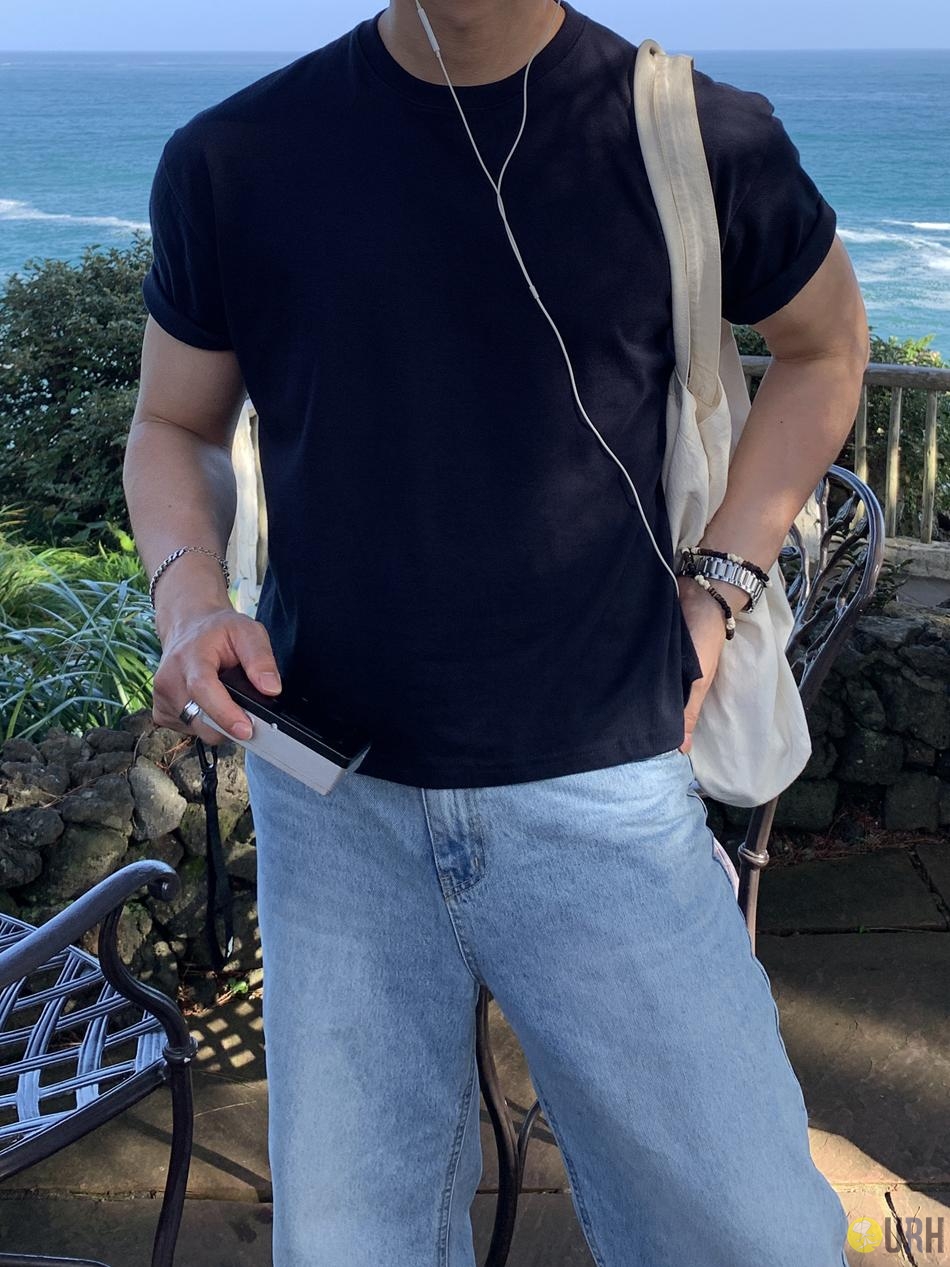 【100%保證韓國直送】[1+1 EVENT]Aaron Balance Cotton 淨色修飾比例微短版純棉短袖Tee 👕 [11 color] RL115136