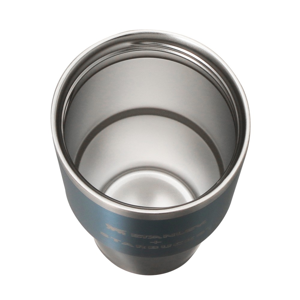 《日本🇯🇵 STARBUCKS 2026 Feel the Breeze 限定系列》STANLEY 冰藍漸變不鏽鋼保溫杯 414ml