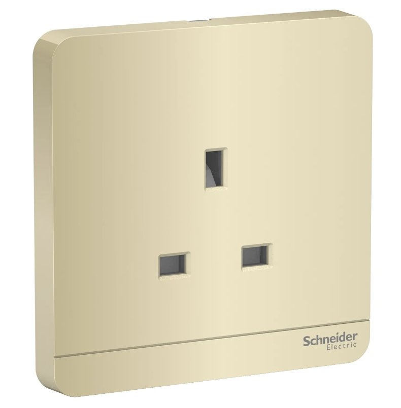 Schneider 施耐德 奐尚 13A 單位連保護門插座 E83426_WG_C5