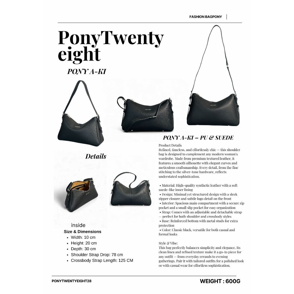 🇹🇭泰國 PONYTWENTYEIGHT A‑KI Shoulder Bag👜