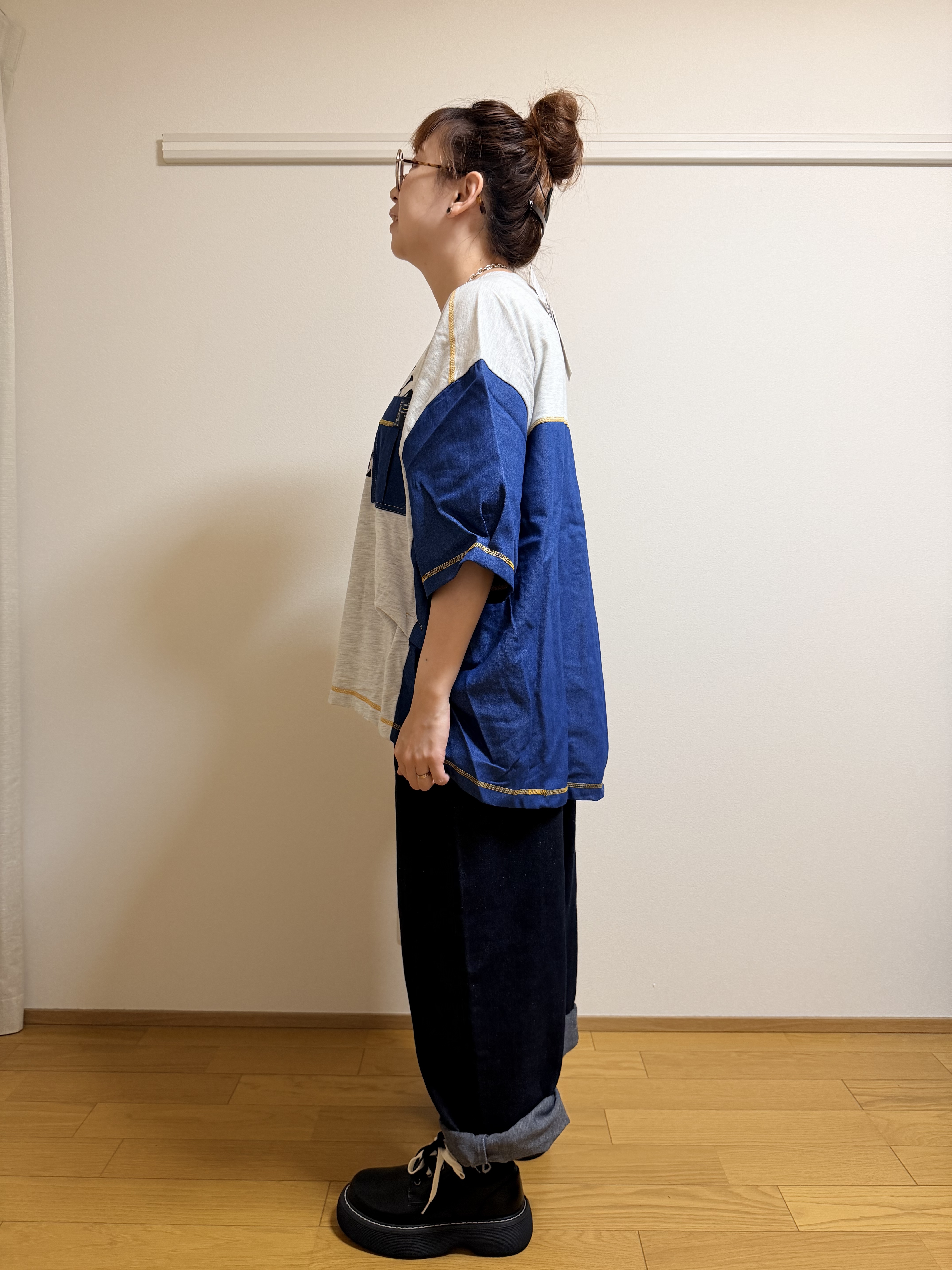 日本拼款tee