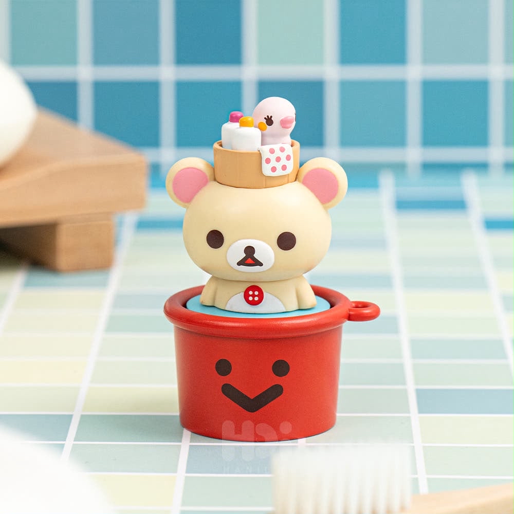 《預訂貨品》全新韓國限定 Rilakkuma 澡堂系列匙扣