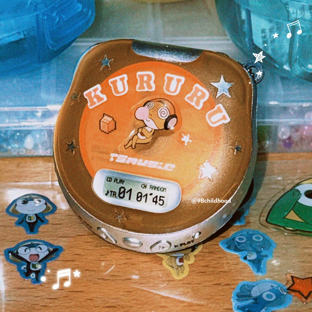 Keroro x CD player 錄音播放器扭蛋￼