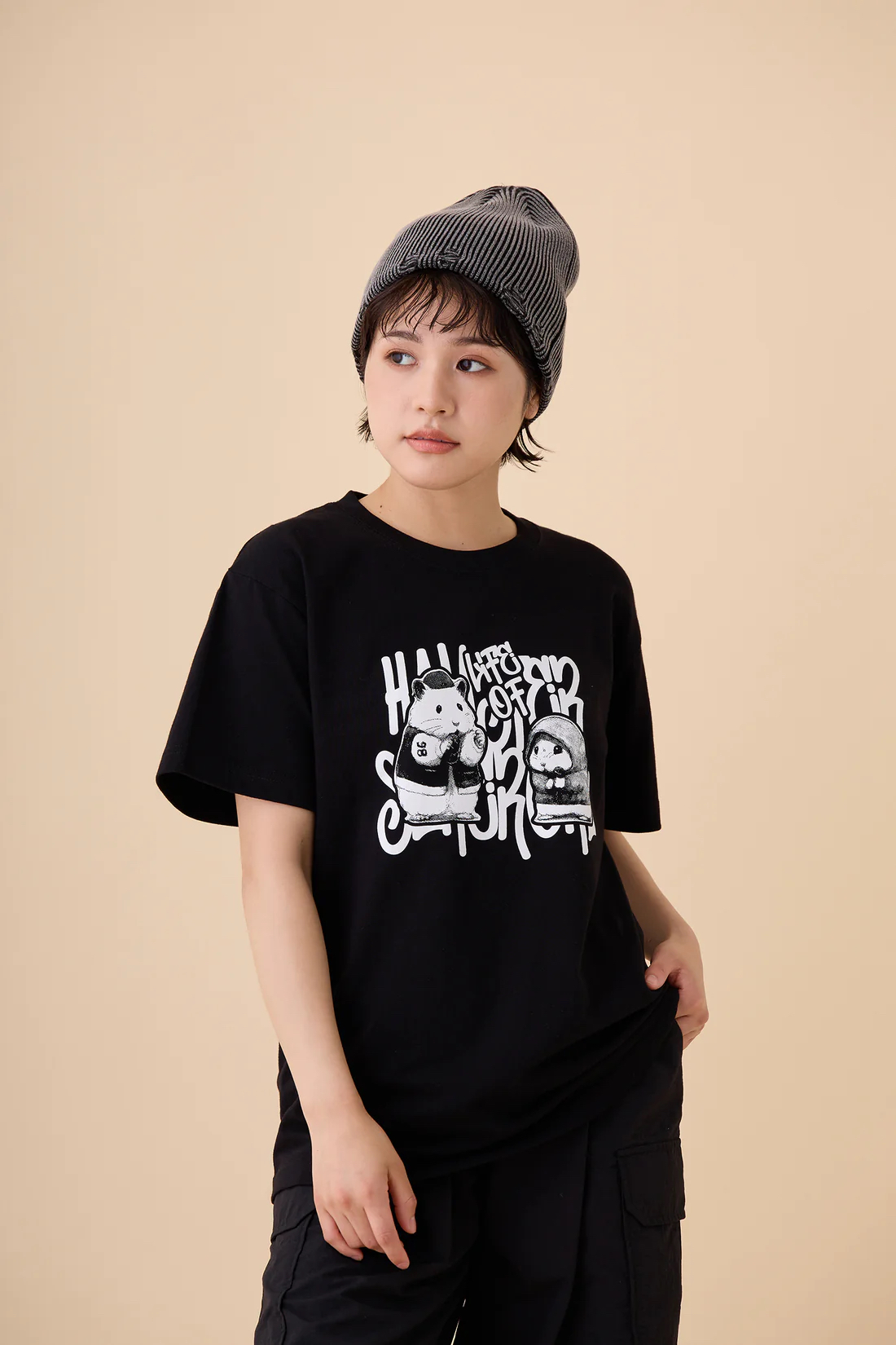 日本預訂📍助六之日常Hip Hop造型短袖Tee