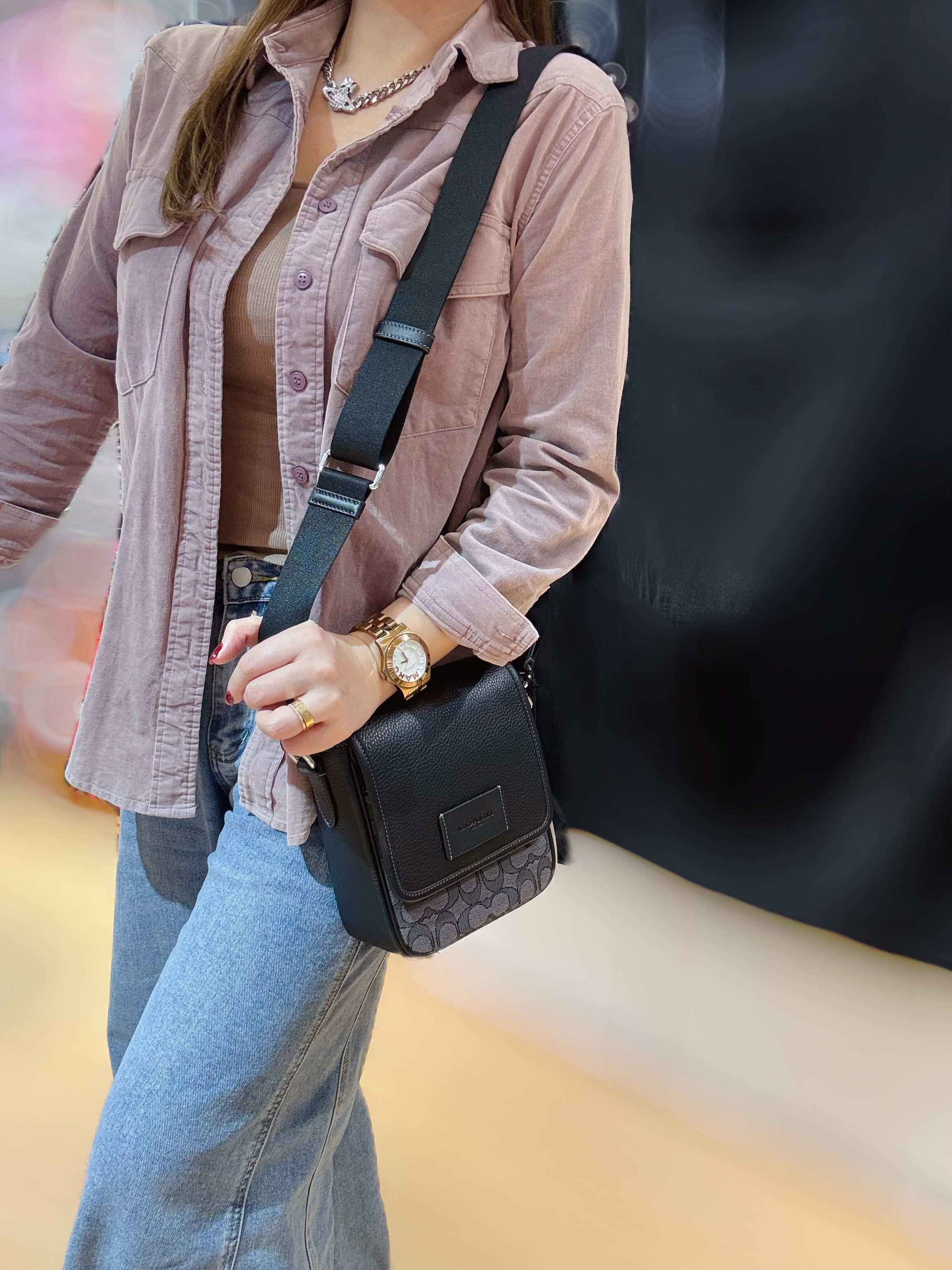 Coach Lucas crossbody blk/m