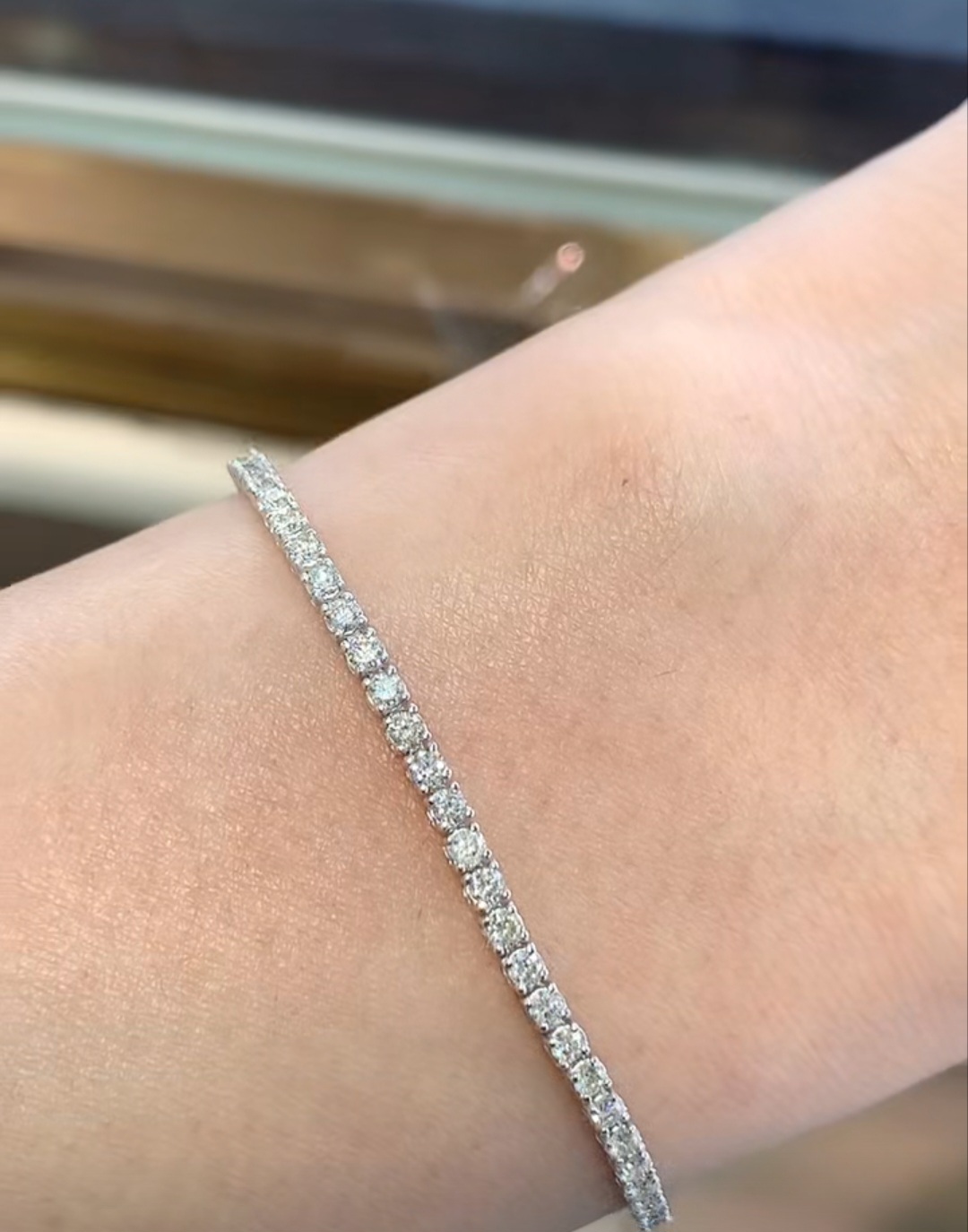 pt Diamond Bracelet 