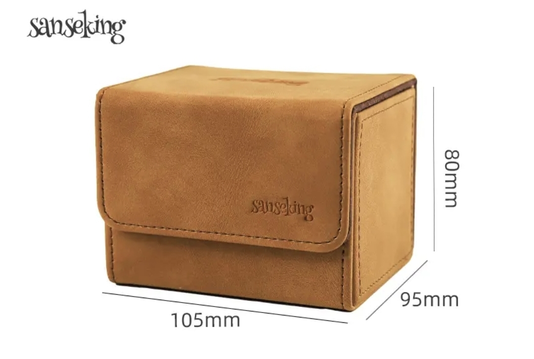Sanseking PU Leather Deck Box 100+ Brown