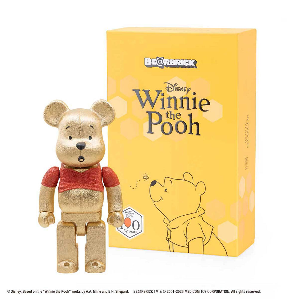 📦訂購 台灣代購 BE@RBRICK Marvel RS皇家雪蘭莪 錫合金典藏雕像 400% 迪士尼 小熊維尼 Winnie the Pooh 
