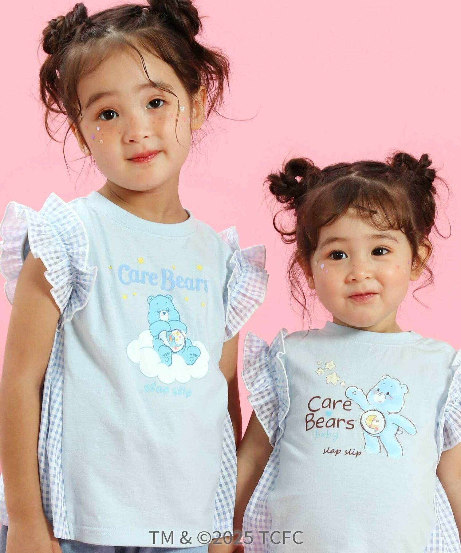 🆕【⭐訂購⭐】 🇯🇵日本直送🌀#CareBears 拼接布料 荷葉袖 tee［4款選］🌀 [ELFA-0011][260702]