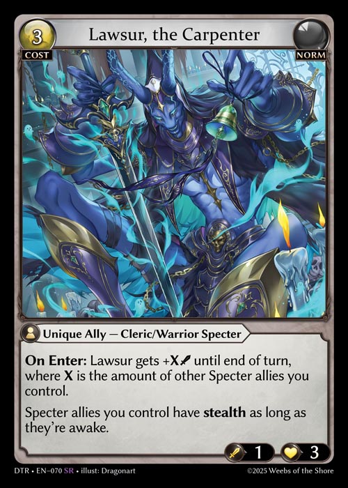 Lawsur, the Carpenter / DTR-070 (SR)