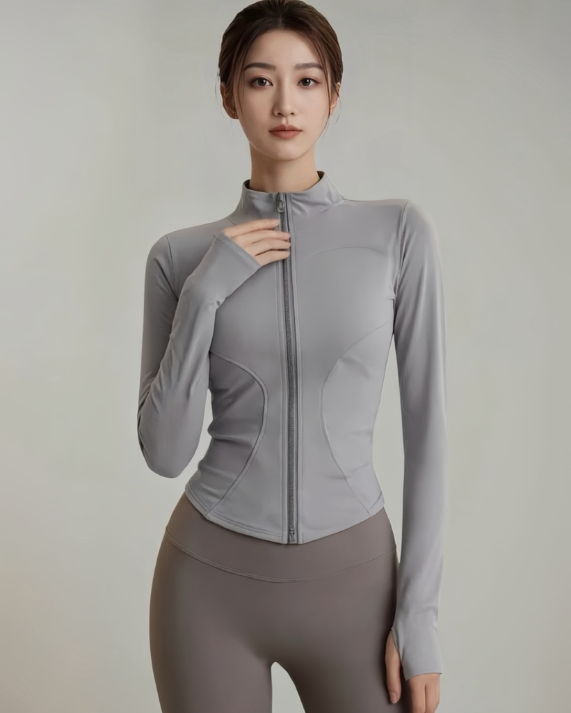 收腰顯瘦速乾瑜伽外套