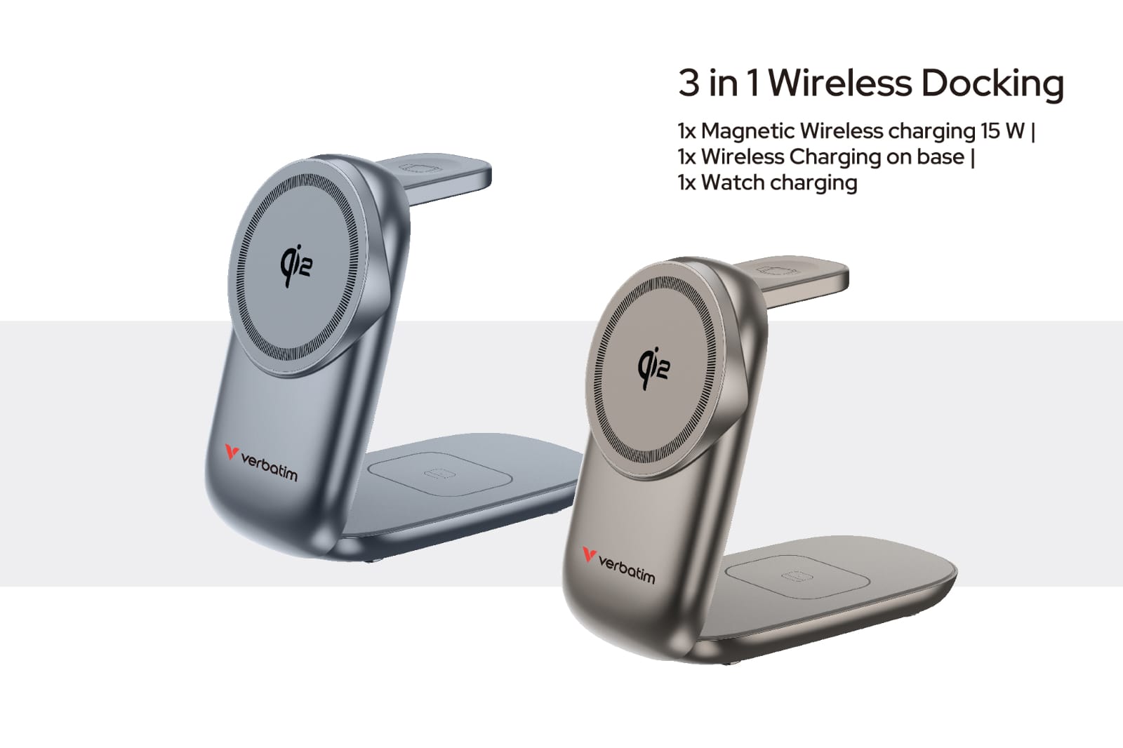 Verbatim 3 合 1 無線充電座