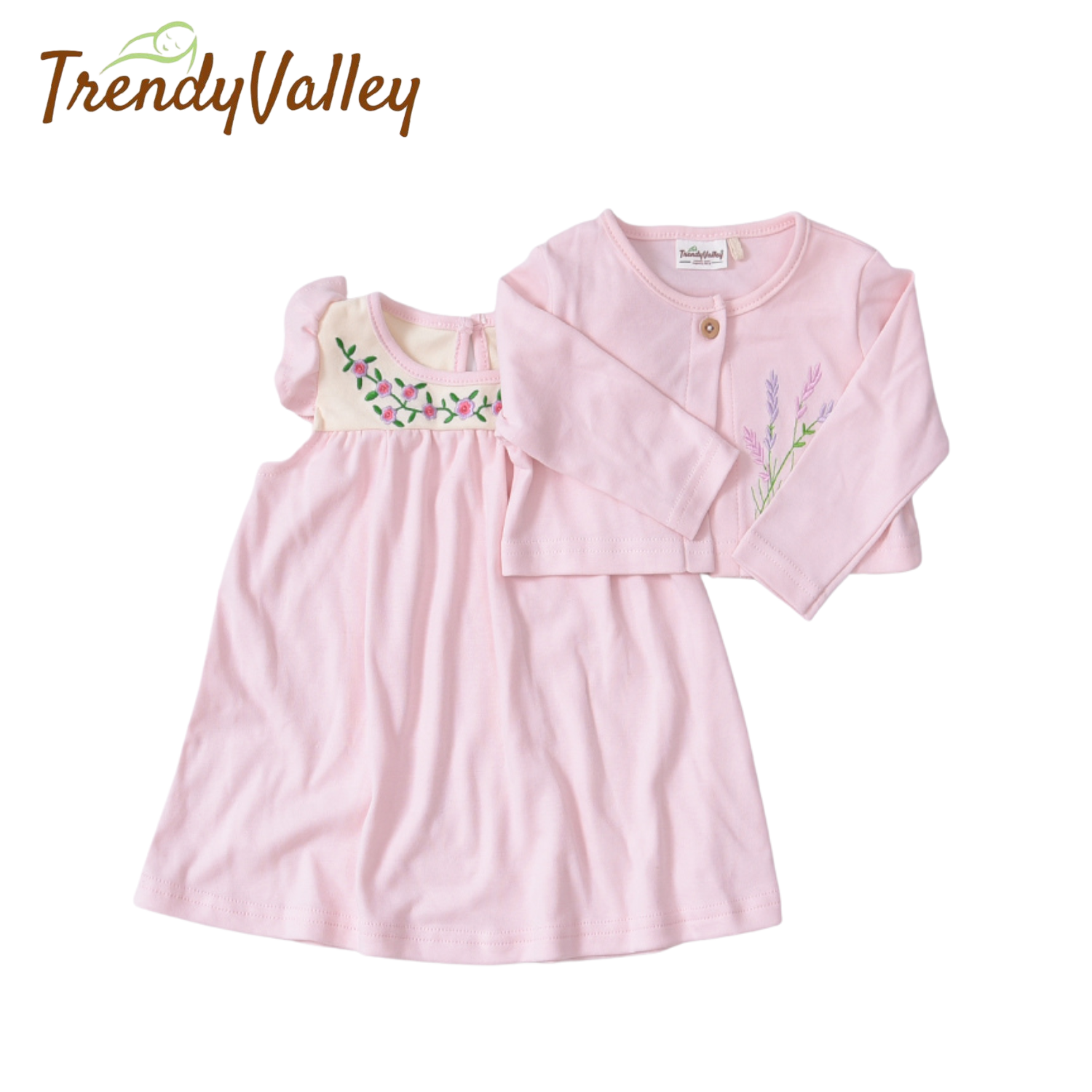 Trendyvalley Organic Cotton Baby Girl Dress