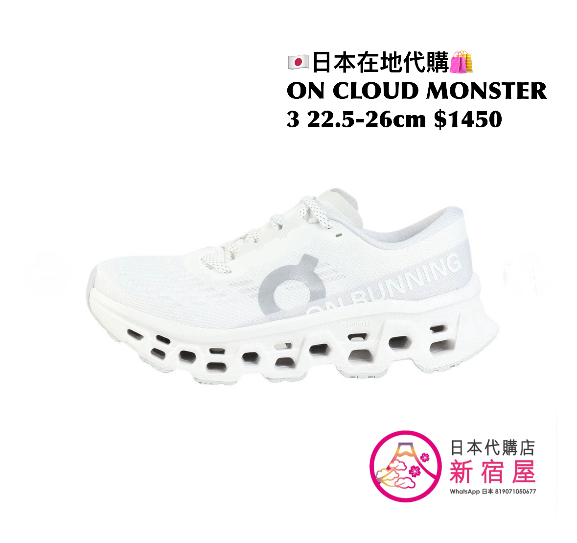 ON CLOUD MONSTER 3