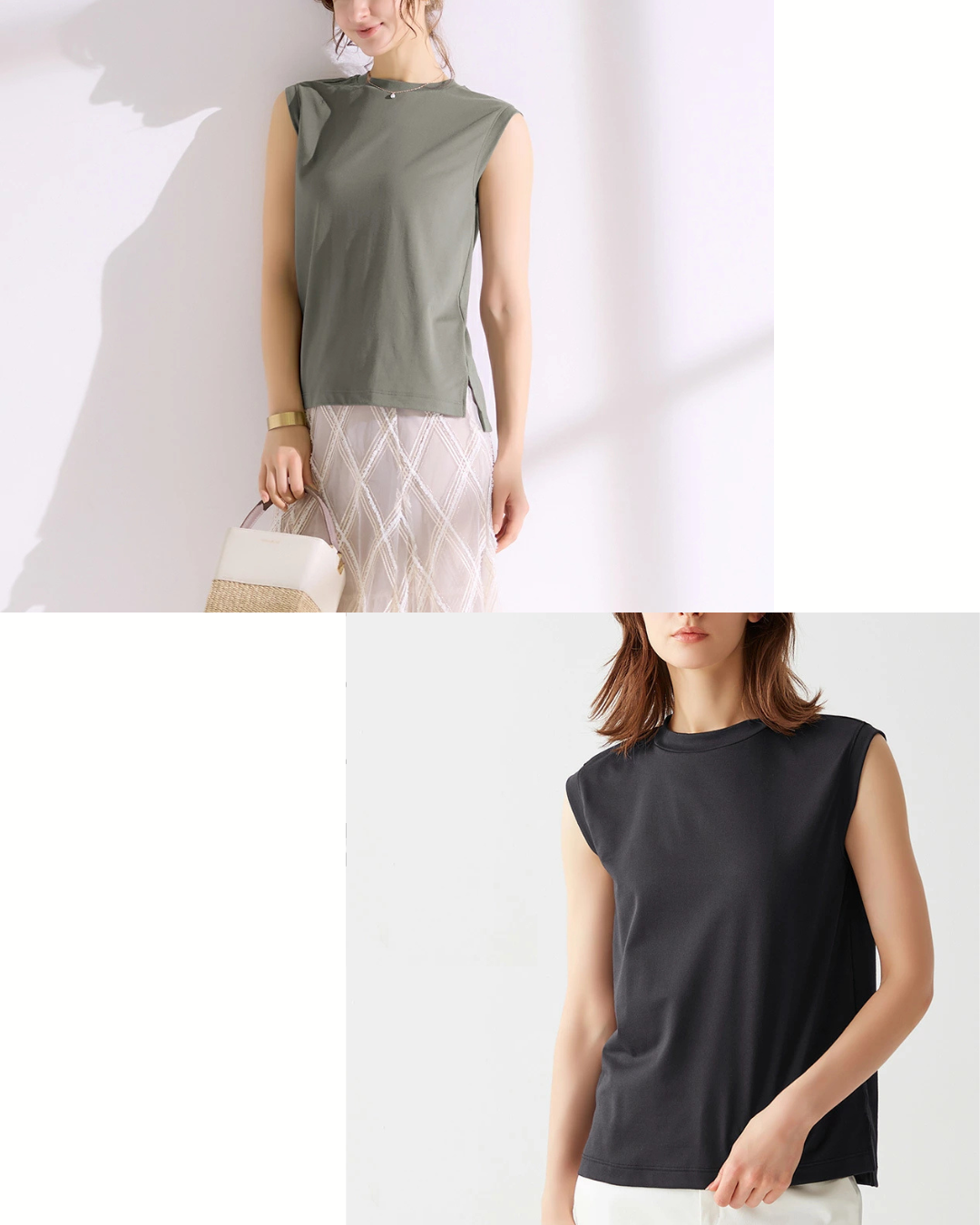 日本代購【 2026新色 日本直送 Gunze Fitte 有機棉 雞翼袖 快乾T恤 | mix organic cotton quick dry tee 】 ﻿ 