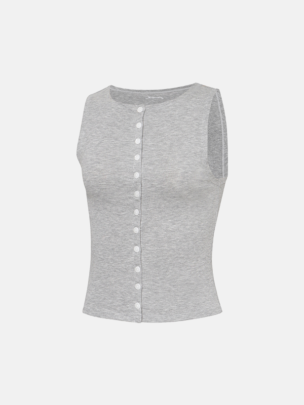 預購_Twelve Button Sleeveless by Grandeline
