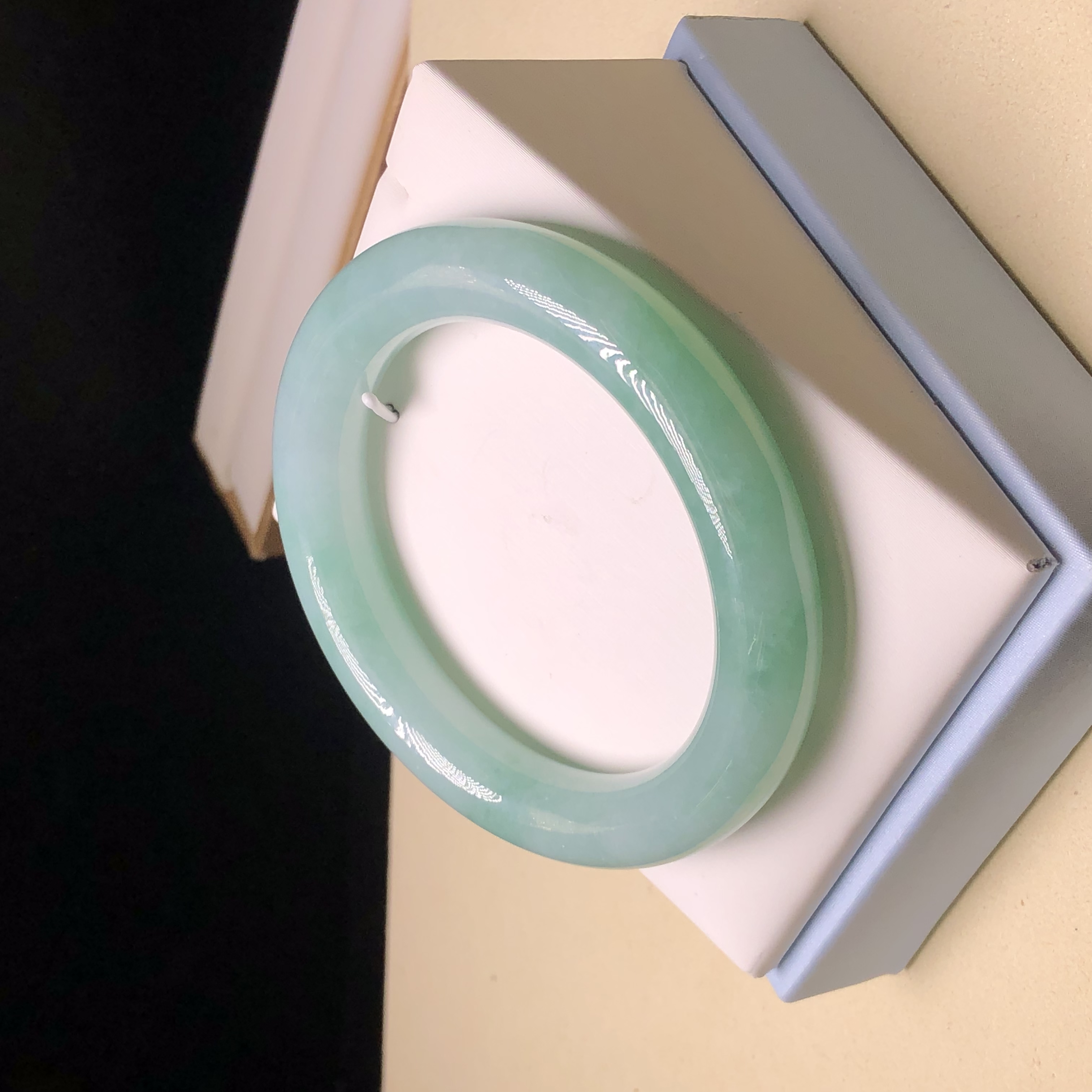#C06305 🎁會卡湖水綠圓鐲56.6mm 