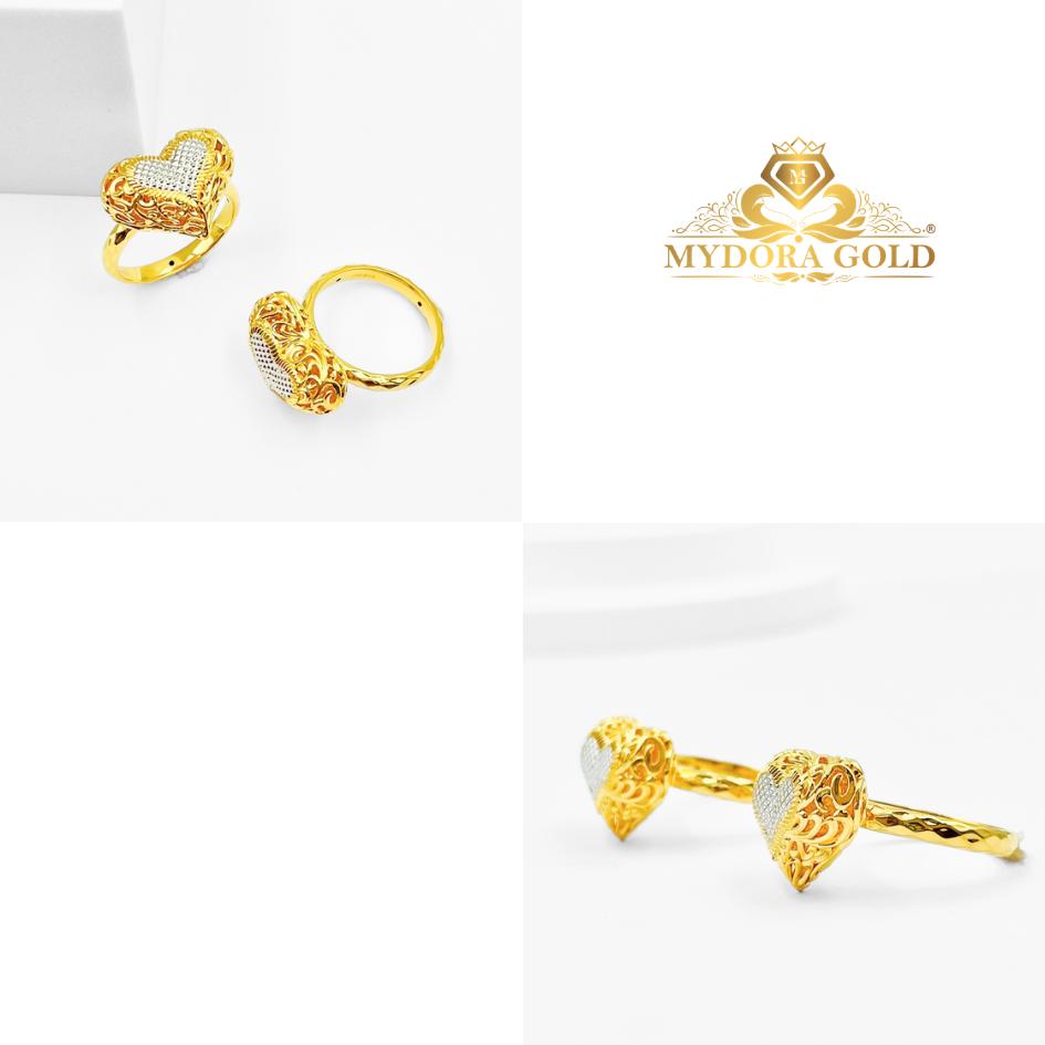 MYDORA Cincin Love Jawa Anyaman (5G) l EMAS 916/22K