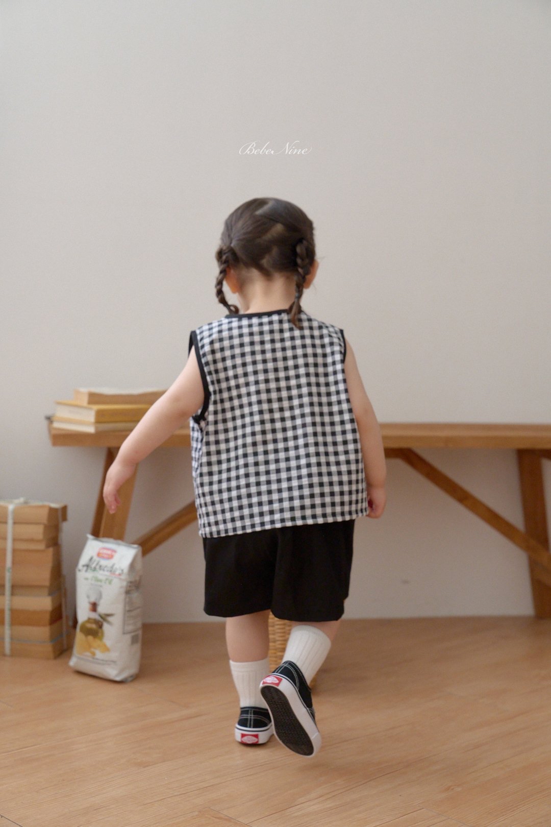 ☀️預訂 韓國直送☀️🇰🇷Bebenine兩色格紋純棉背心上下套裝