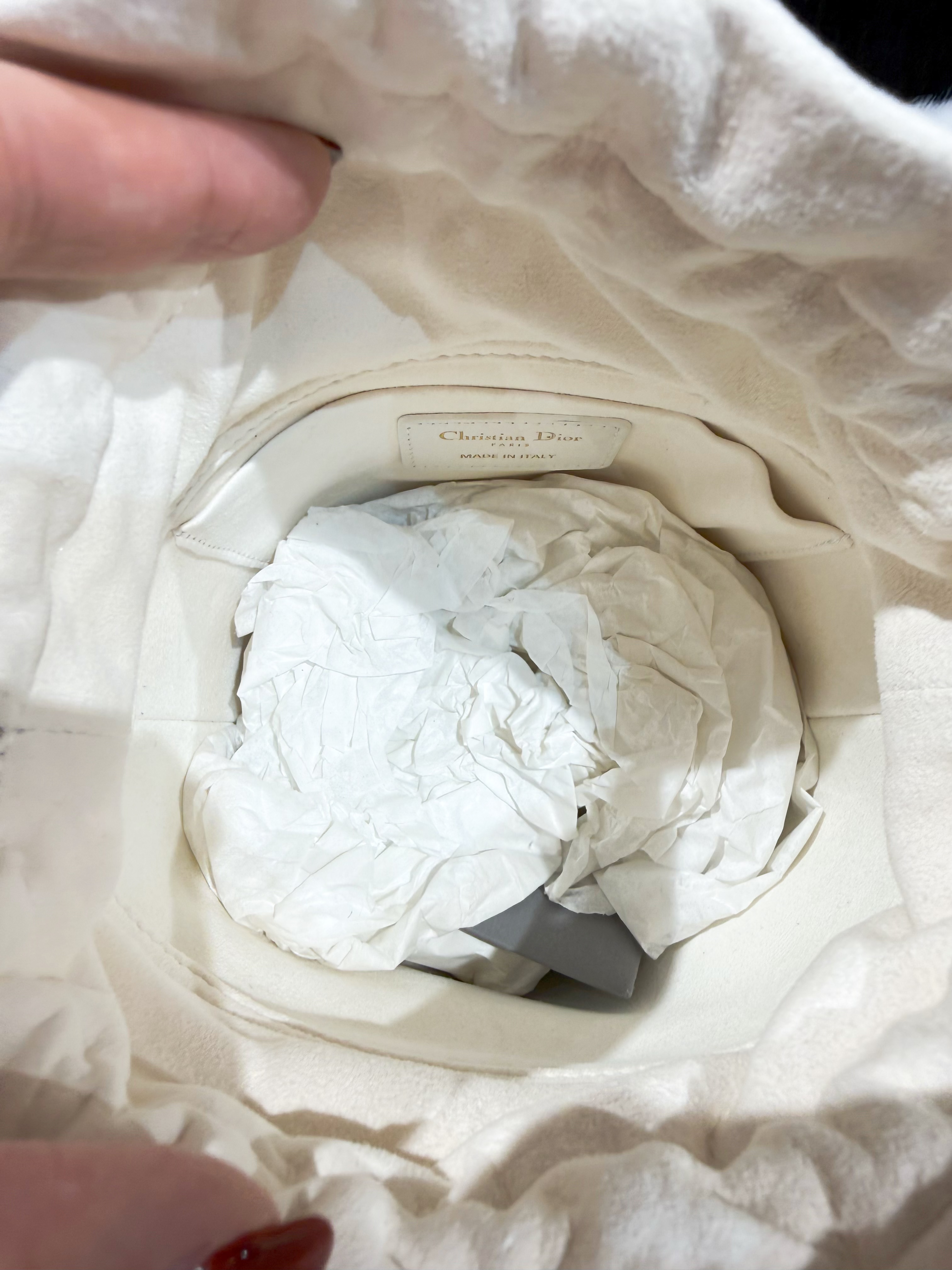 Dior Vibe bucket L white