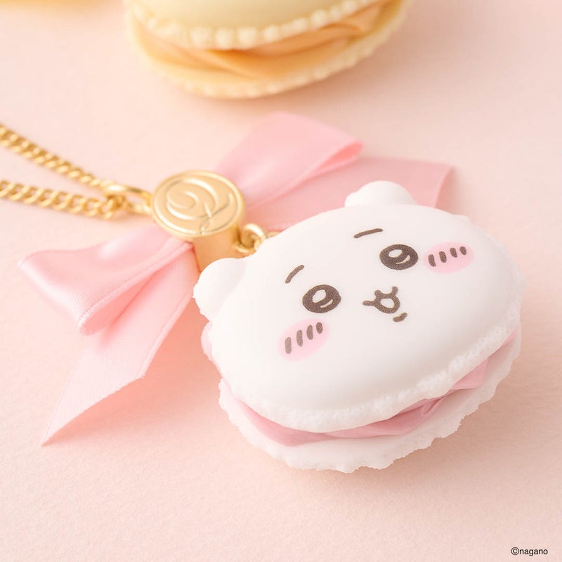 《Pre-Order》Macaron Necklace / Bag Charm 馬卡龍造型項鍊 / 掛飾｜Chiikawa 吉伊卡哇 X Q-pot. (26CKW28-P)